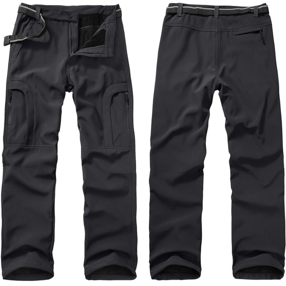 Toomett Men's hiking Snow Pants Skiing Winter Insulated Fleece Lined NEW Size 32 - Picture 2 of 12